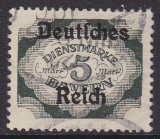 Deutsches Reich Dienst Mi.-Nr. 51 oo gepr. INFLA