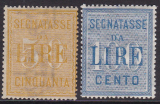 Italien Verrechnungsmarken Mi.-Nr. 4/5 **