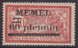 Memel Mi.-Nr. 24 y **
