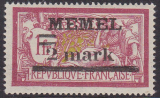 Memel Mi.-Nr. 28 y **
