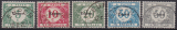 Eupen Porto Mi.-Nr. 1/5 oo