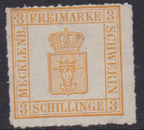 Mecklenburg - Schwerin Mi.-Nr. 7 I (*)