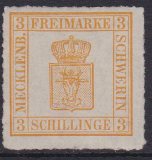 Mecklenburg - Schwerin Mi.-Nr. 7 II *