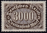 Deutsches Reich Mi.-Nr. 254 c z ** gepr. INFLA