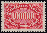 Deutsches Reich Mi.-Nr. 257 II ** gepr. INFLA