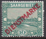 Saar Dienst Mi.-Nr. 3 a **