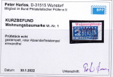 Württ - Mi.-Nr. Zwang 1 oo Kurzbefund