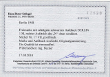 Berlin Mi.-Nr. 17 AF VII ** Fotobefund