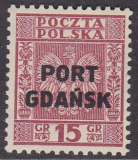 Danzig Port Gdansk Mi.-Nr. 28 **