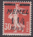 Memel Mi.-Nr. 87 **