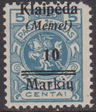 Memel Mi.-Nr. 129 **