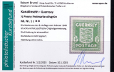 Dt.Bes. Guernsey Mi.-Nr. 1 c ** Kurzbefund