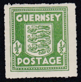 Dt.Bes. Guernsey Mi.-Nr. 1 c ** Kurzbefund