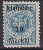 Memel Mi.-Nr. 129 I ** gepr. BPP