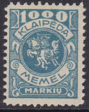 Memel Mi.-Nr. 150 **