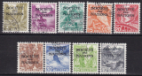 Schweiz SDN Mi.-Nr. 47/55 y oo