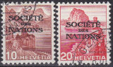 Schweiz SDN Mi.-Nr. 68/69 oo