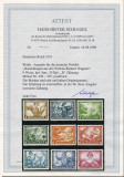 Deutsches Reich Mi.-Nr. 499/507 ** Fotoattest
