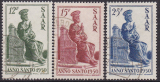 Saar Mi.-Nr. 293/95 oo gepr. Ney