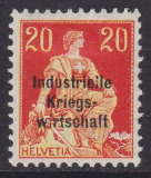 Schweiz (Ind. Kriegsw.) Mi. Nr. 6 II *
