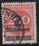 Deutsches Reich Mi.-Nr. 309 A P b oo gepr. INFLA