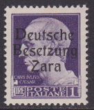 Deutsche Besetzung Zara Mi.-Nr. 9 II ** gepr. BPP
