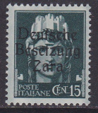 Deutsche Besetzung Zara Mi.-Nr. 3 I ** gepr. BPP
