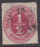 Schleswig Holstein Mi.-Nr. 8 oo dünn