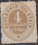Schleswig Holstein Mi.-Nr. 12 (*)