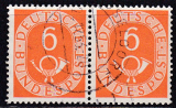 Bund Mi.-Nr. 126 oo Paar