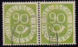 Bund Mi.-Nr. 138 oo Paar