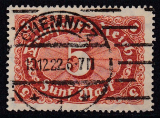 Deutsches Reich Mi.-Nr. 194 b oo gepr. INFLA