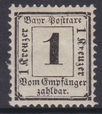 Bayern Porto Mi.-Nr. 2 X *
