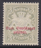 Bayern Porto Mi.-Nr. 10 B x **