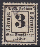 Bayern Porto Mi.-Nr. 3 X oo