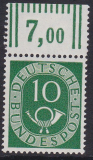 Bund Mi.-Nr. 128 ** W OR