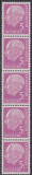 Bund Mi.-Nr. 179 x W v R ** 5-Streifen