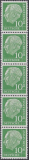 Bund Mi.-Nr. 183 x W v R ** 5-Streifen