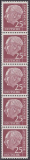 Bund Mi.-Nr. 186 x W v R ** 5-Streifen