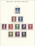 Luxussammlung Berlin 1948 - 1990 postfrisch
