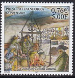 frz. Andorra Mi.-Nr. 572 **