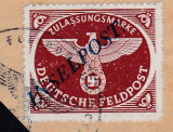 Deutsches Reich Feldpost Mi.-Nr. 10 B II oo