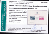 Dt.Bes. Serbien Mi.-Nr. Block 2 * Fotobefund