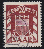Saar Dienst Mi.-Nr. 44 oo gepr. BPP