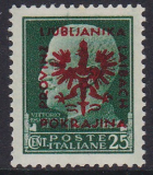 Dt.Bes. Laibach Mi.-Nr. 5 **