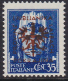 Dt.Bes. Laibach Mi.-Nr. 7 **
