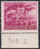 Deutsches Reich Mi.-Nr. 908 I **