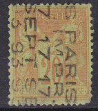 ALT - Frankreich Mi.-Nr. 79 V II (*)