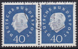 Bund Mi.-Nr. 305 oo Paar