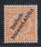 Dt. Kol. Südwestafrika Mi.-Nr. I a * Fotobefund